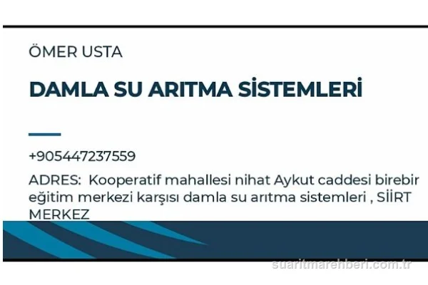 Damla Su Arıtma Sistemleri kapak görseli